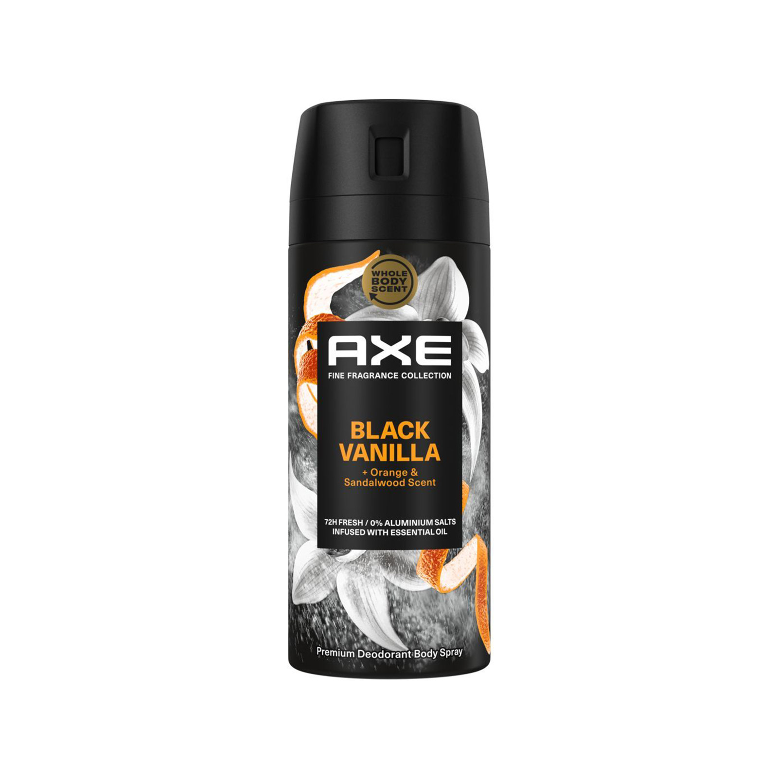 Axe αποσμητικό σώματος black vanilla 150ml εικόνα 1