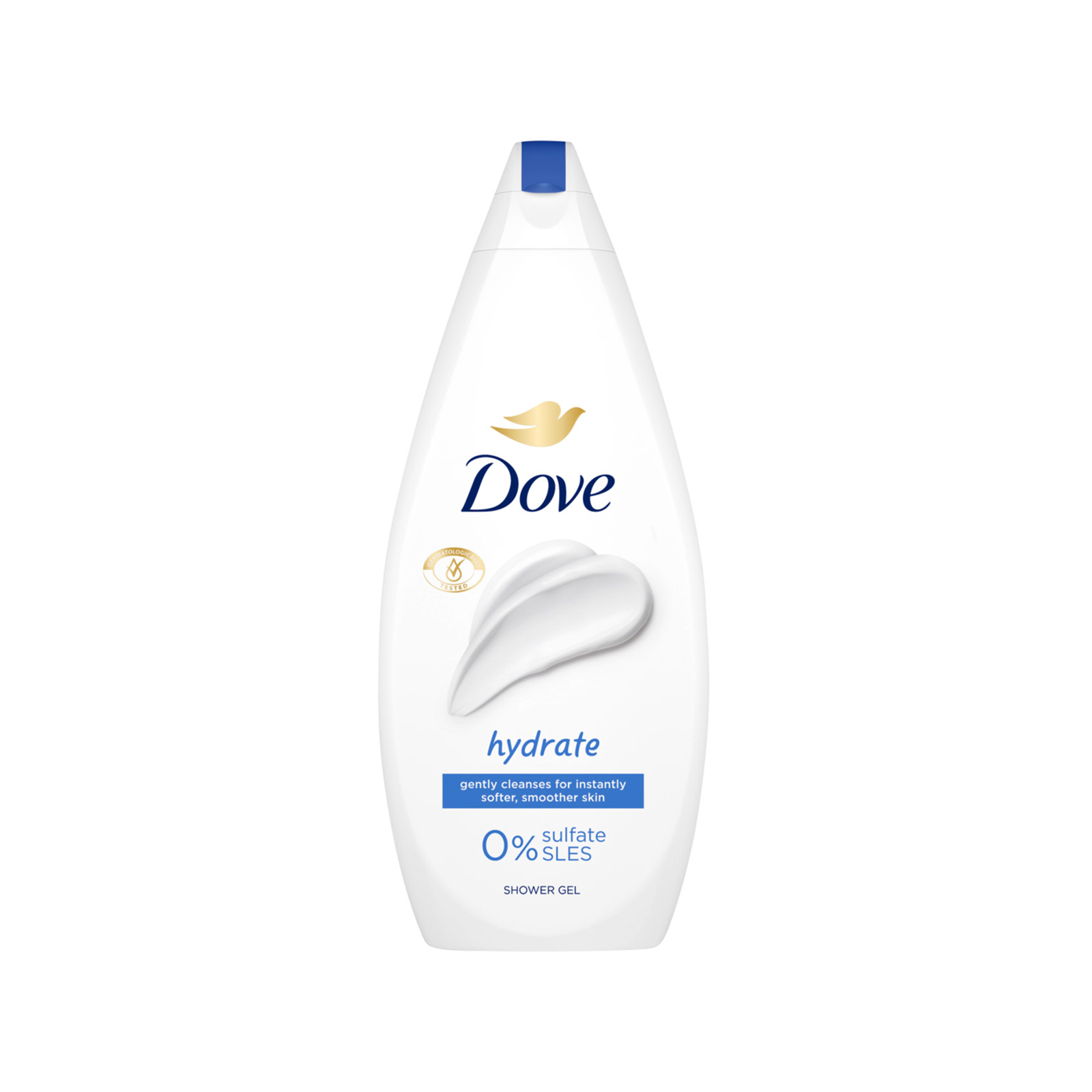 Dove Hydrate αφρόλουτρο 0% θειικά άλατα 720ml εικόνα 1