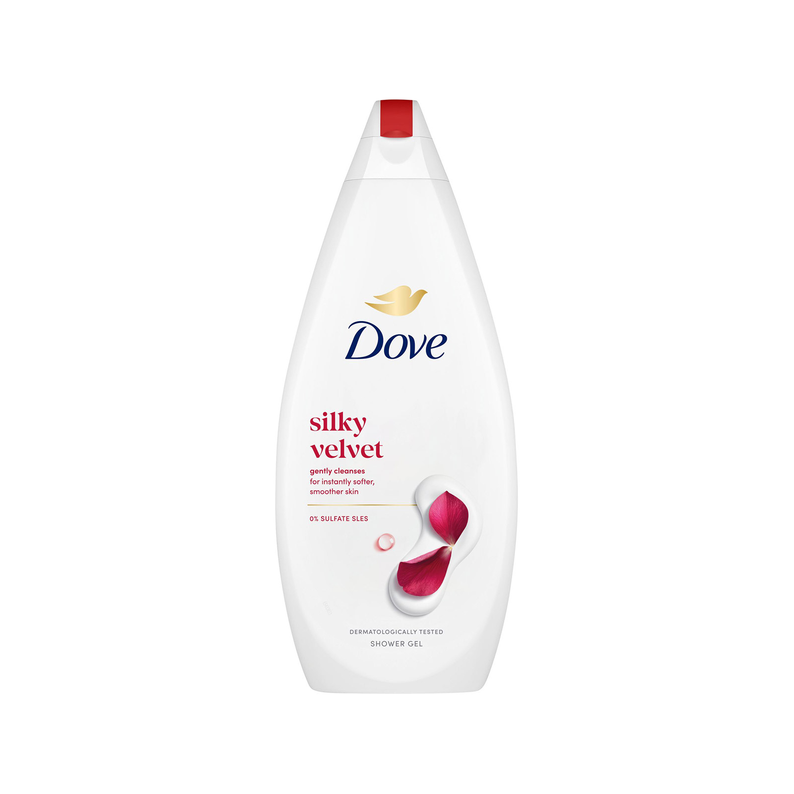 Dove αφρόλουτρο silky velvet 720ml εικόνα 1