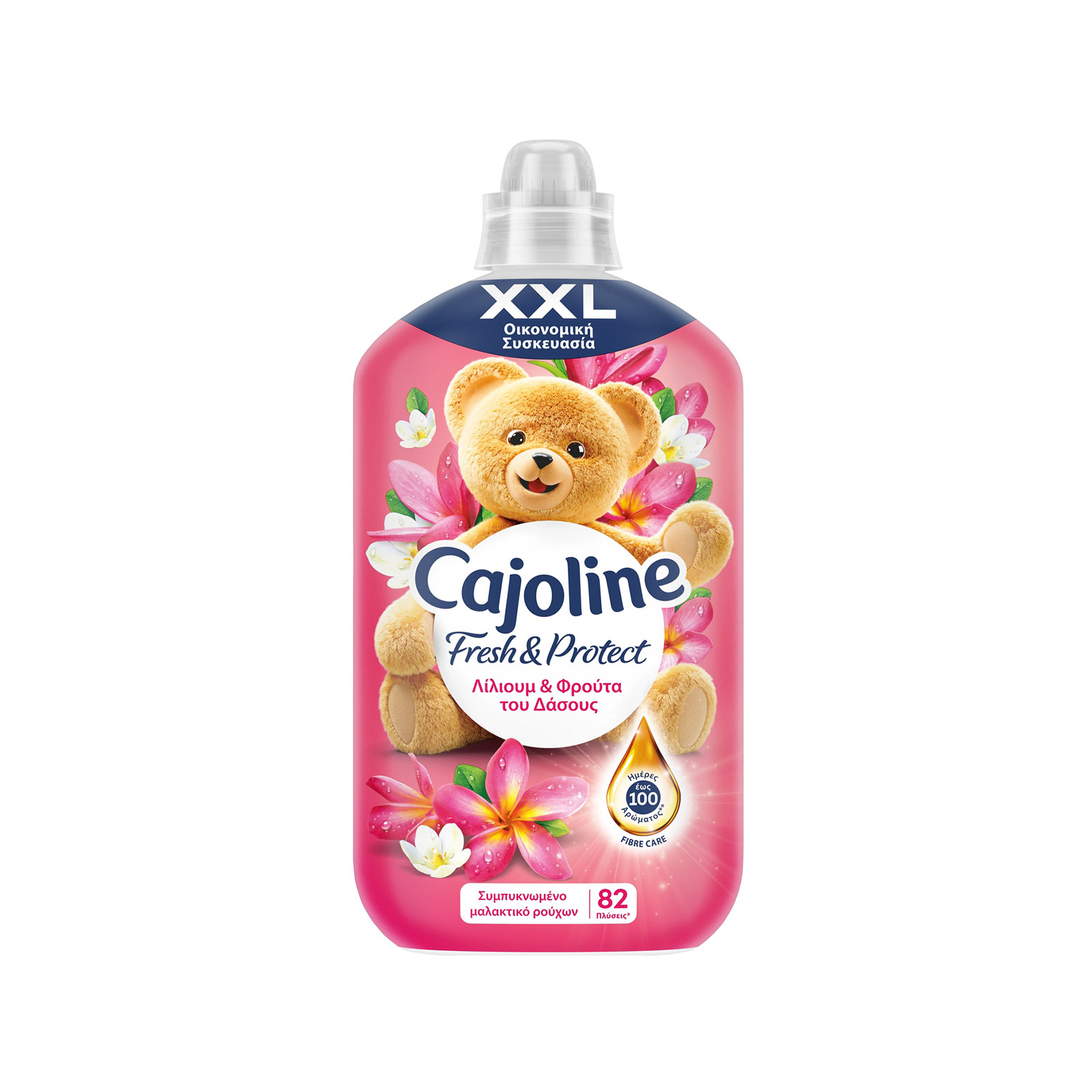 Cajoline μαλακτικό ρούχων συμπυκνωμένο λίλιουμ & φρούτα του δάσους 1725 ml 82μεζ εικόνα 1