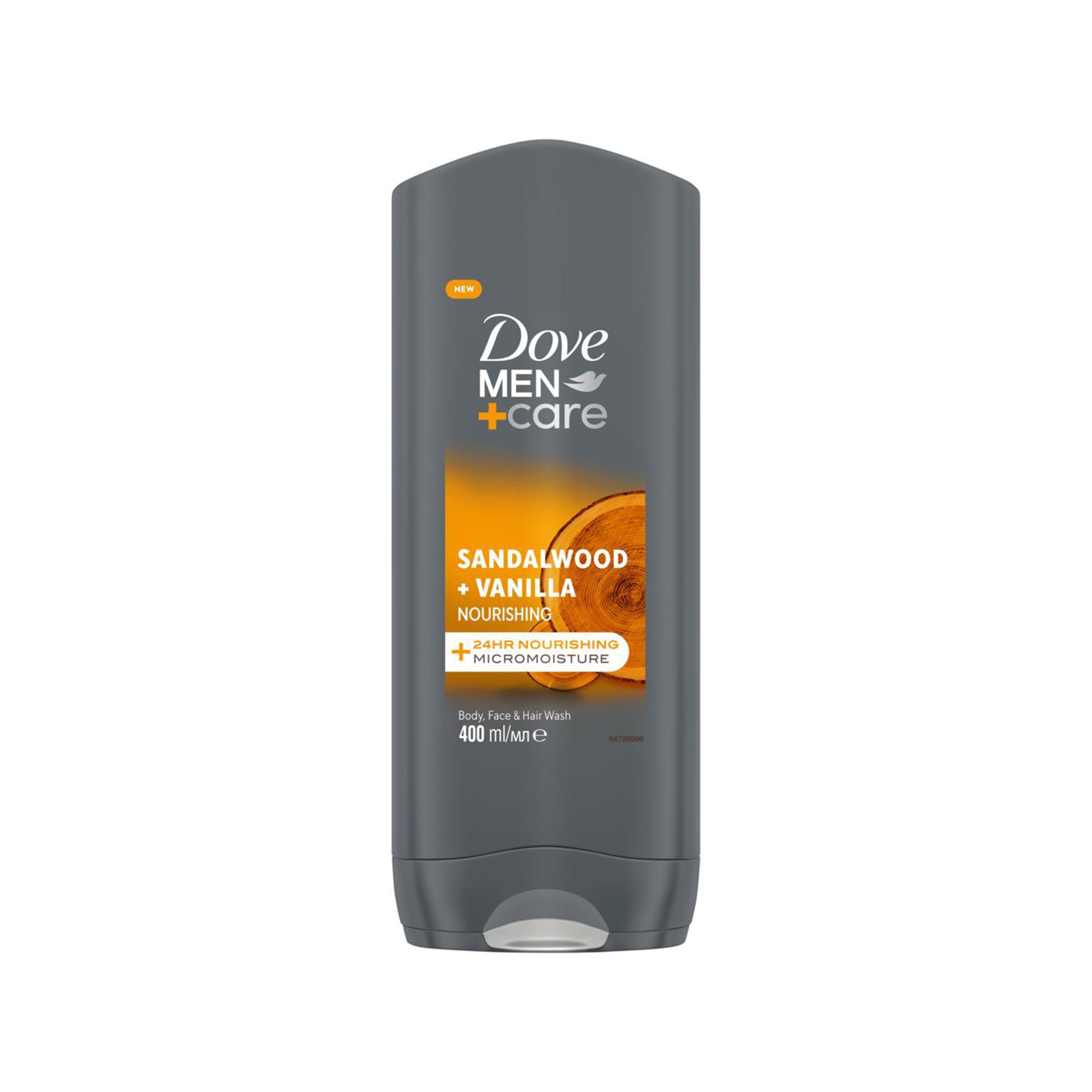 Dove Men Care shower gel sandalwood + vanilla 400ml image 1