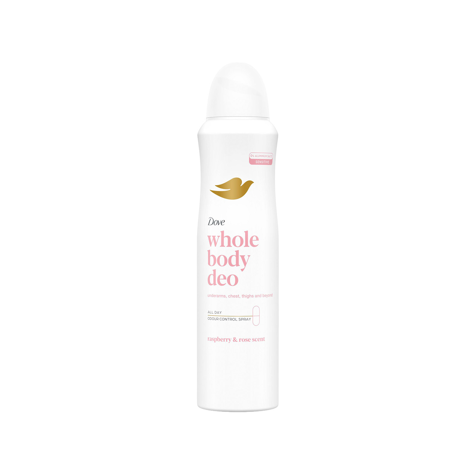 Dove Whole Body αποσμητικό σώματος raspberry & rose 150ml εικόνα 1