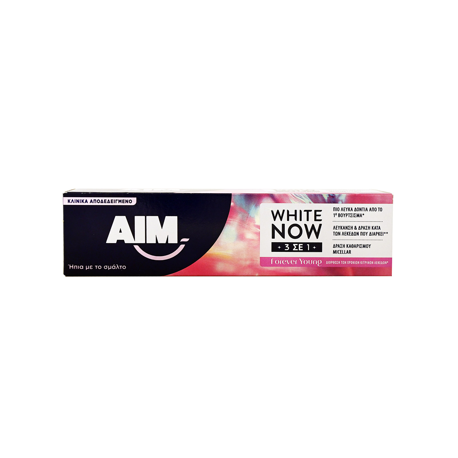 Aim White now 3 in 1 οδοντόκρεμα forever young 75ml εικόνα 1