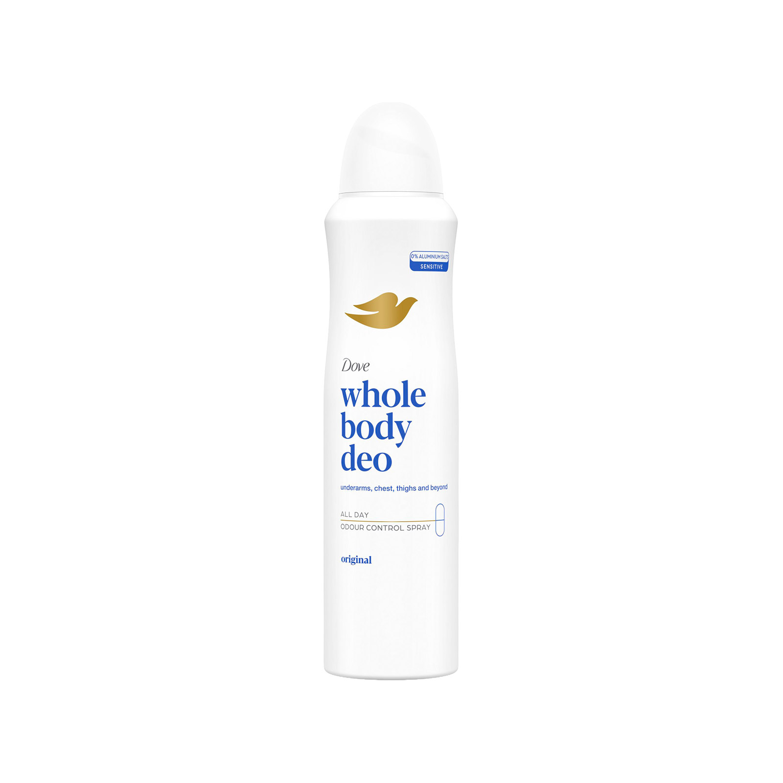 Dove Whole Body αποσμητικό σώματος original 150ml εικόνα 1