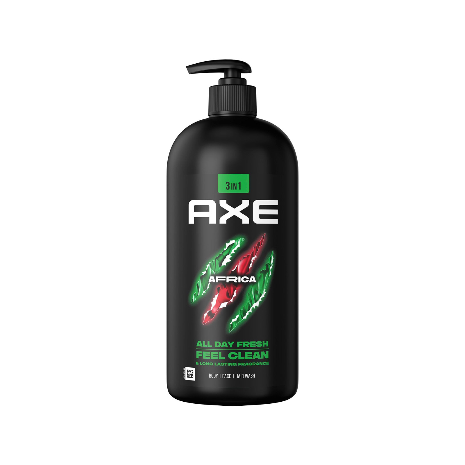 Axe Africa σαμπουάν για σώμα, πρόσωπο & μαλλιά black 900ml εικόνα 1