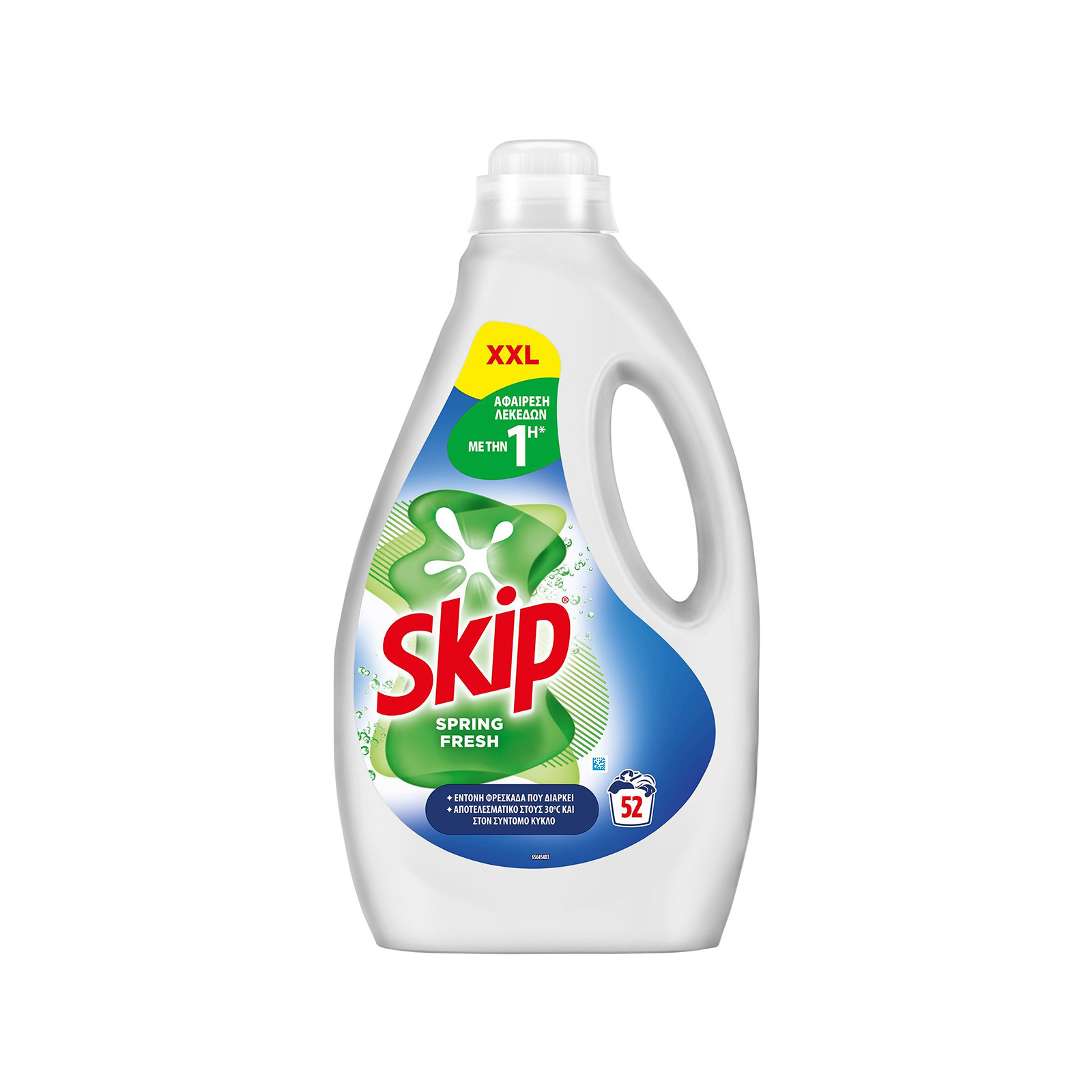 Skip υγρό απορρυπαντικό πλυντηρίου ρούχων spring fresh 2,34 lt 52μεζ εικόνα 1