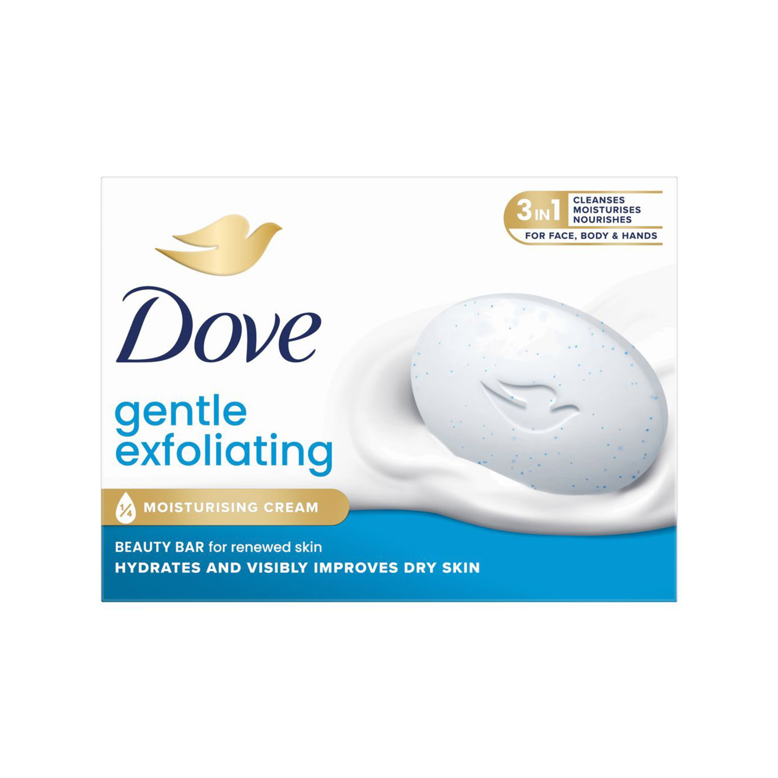 Dove σαπούνι απολέπισης 90g εικόνα 1