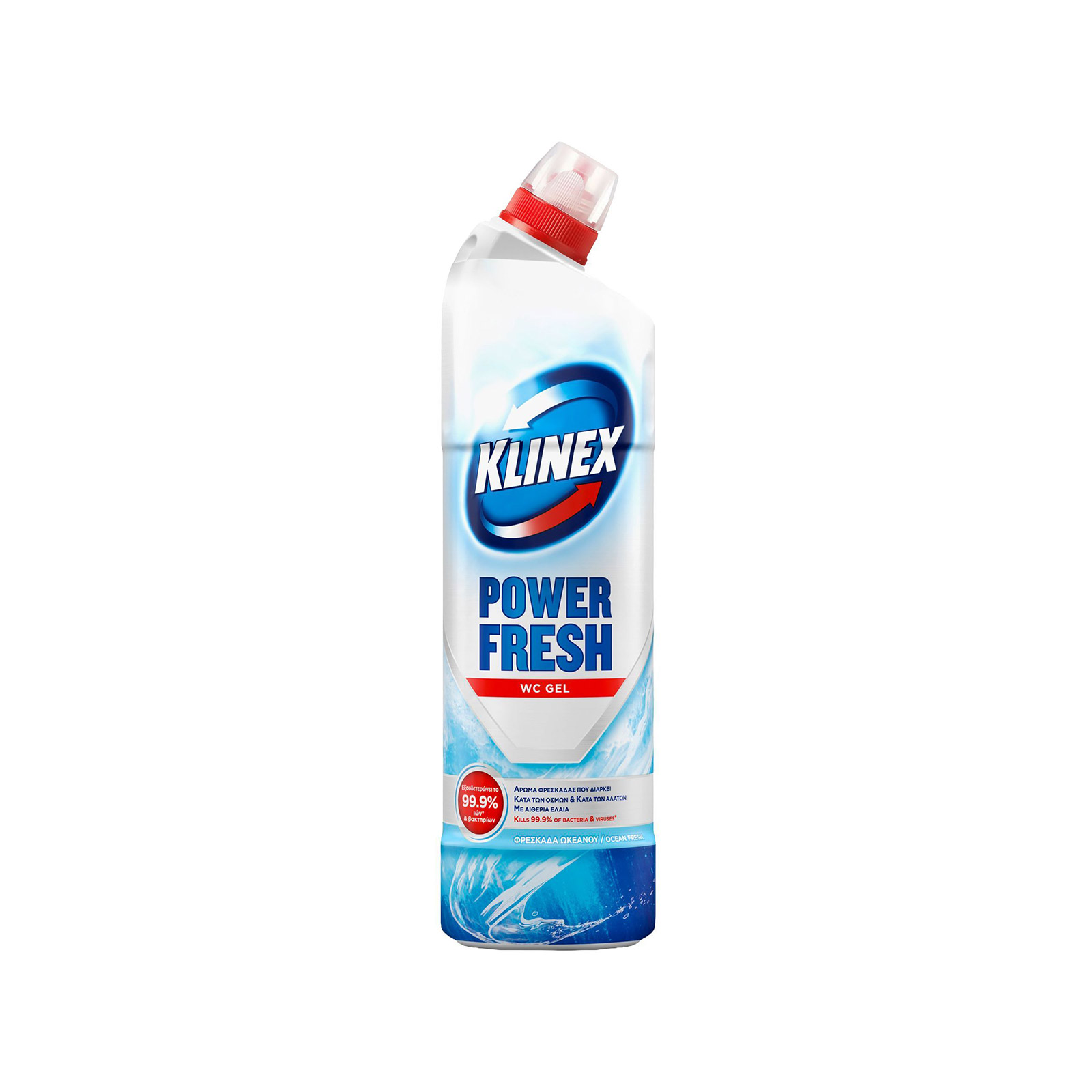 Klinex Wc gel wc φρεσκάδα ωκεανού 750ml εικόνα 1