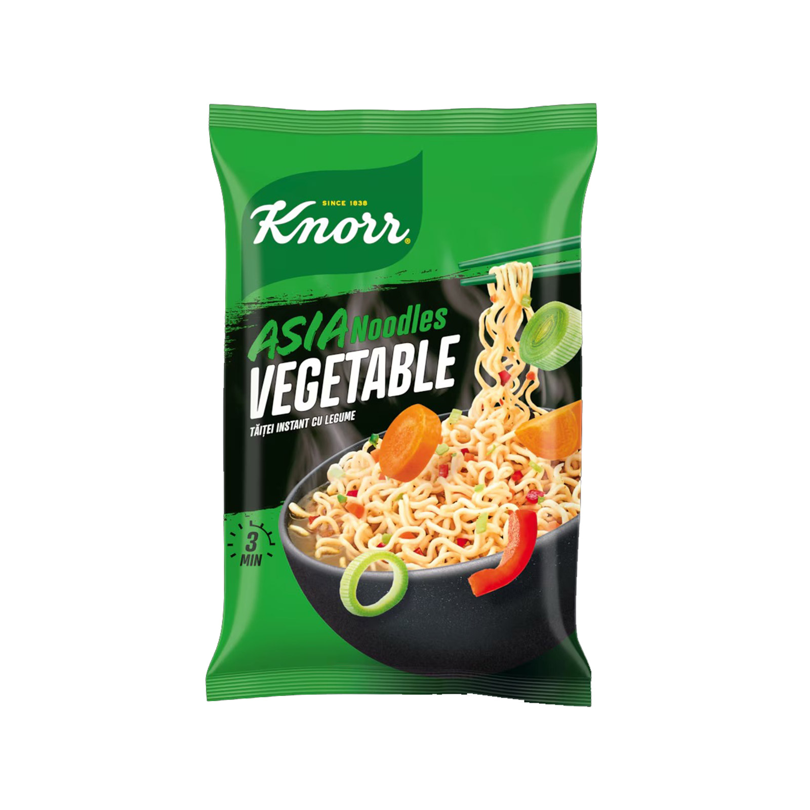 Knorr Asia νουντλς στιγμής γεύση λαχανικών 70τεμ εικόνα 1