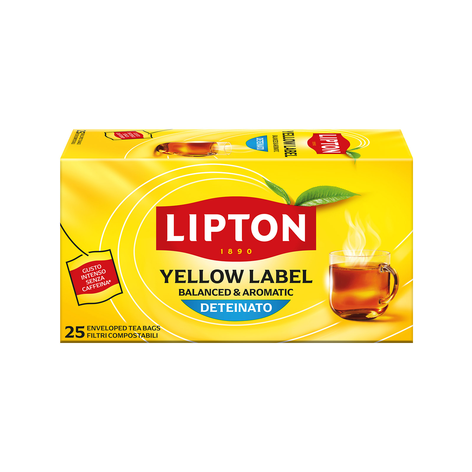 Lipton Yellow label Decaf τσαί 25φακ εικόνα 1