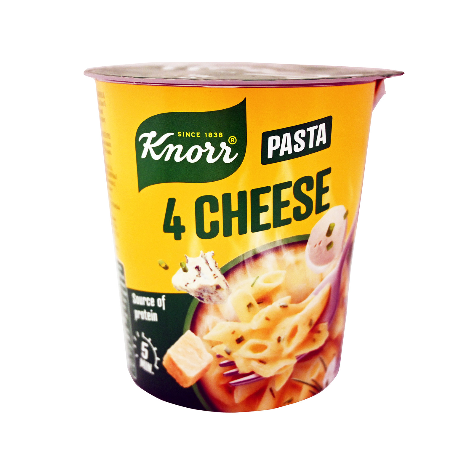 Knorr Pasta Snack ζυμαρικά έτοιμα 4 τυριά 66kg εικόνα 1