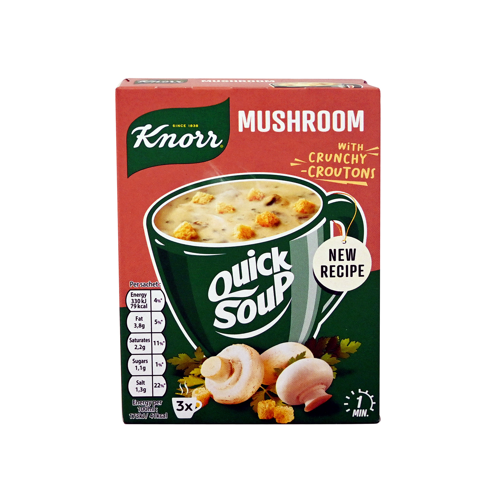 Knorr Quick Soup σούπας στιγμής μανιτάρια 54g εικόνα 1