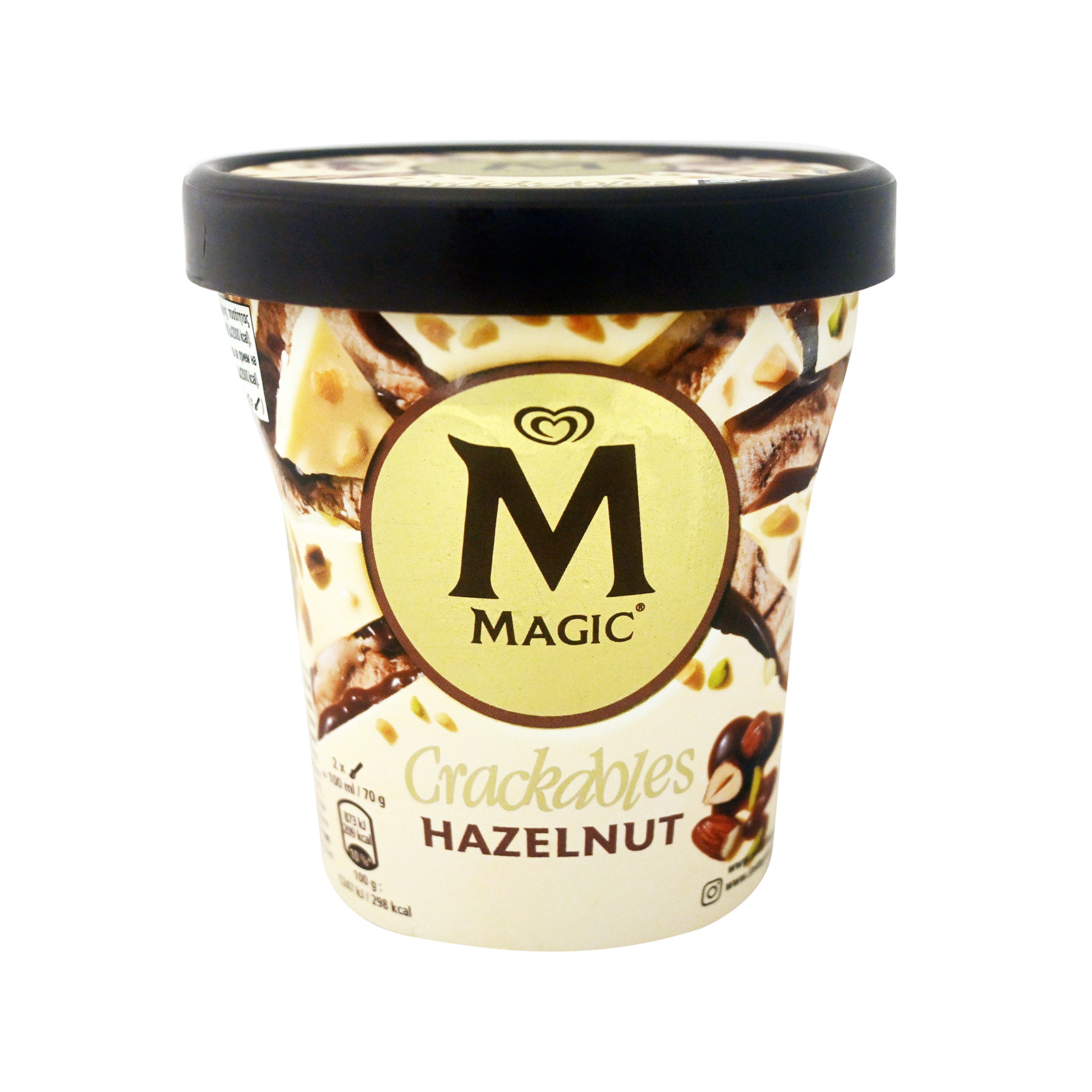Magic Crackables παγωτό οικογενειακό φουντούκι 440ml εικόνα 1