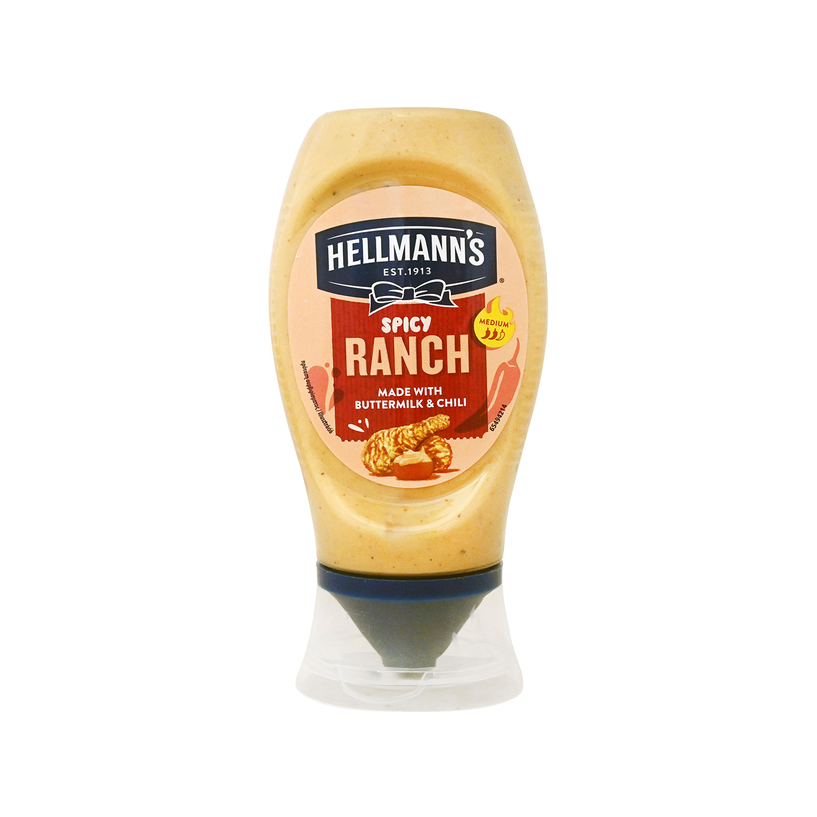 Hellmann's σάλτσα ντρέσινγκ spicy ranch 245ml εικόνα 1