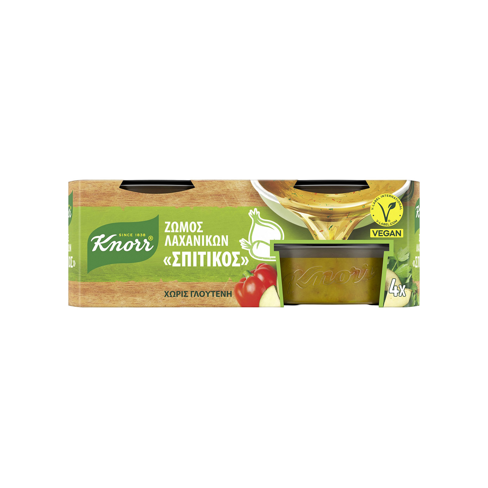 Knorr Σπιτικός ζωμός σε ρευστή μορφή λαχανικών 112g εικόνα 1