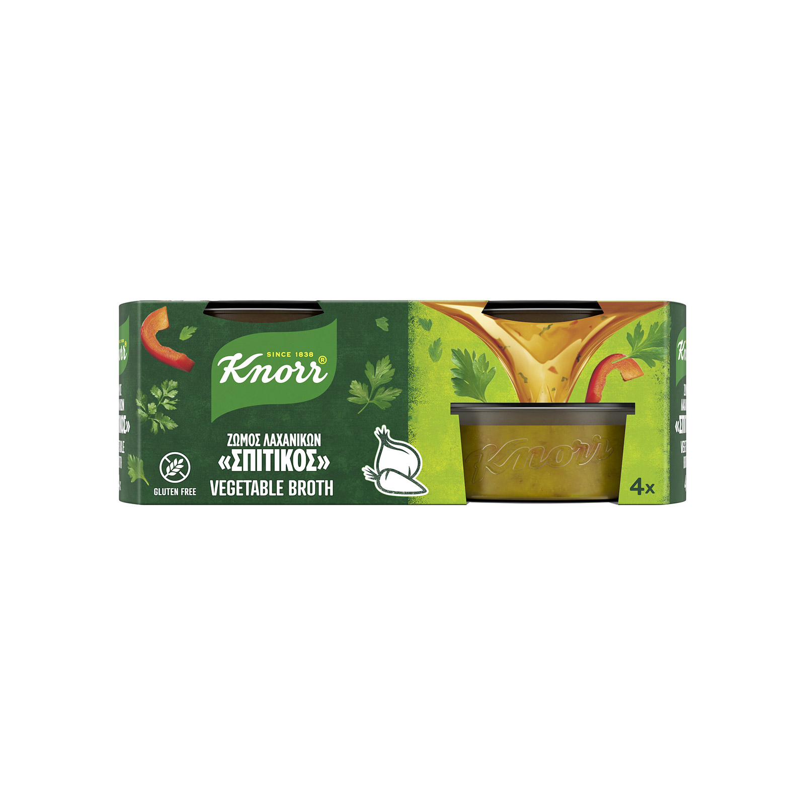 Knorr Σπιτικός ζωμός σε ρευστή μορφή λαχανικών 112g εικόνα 1