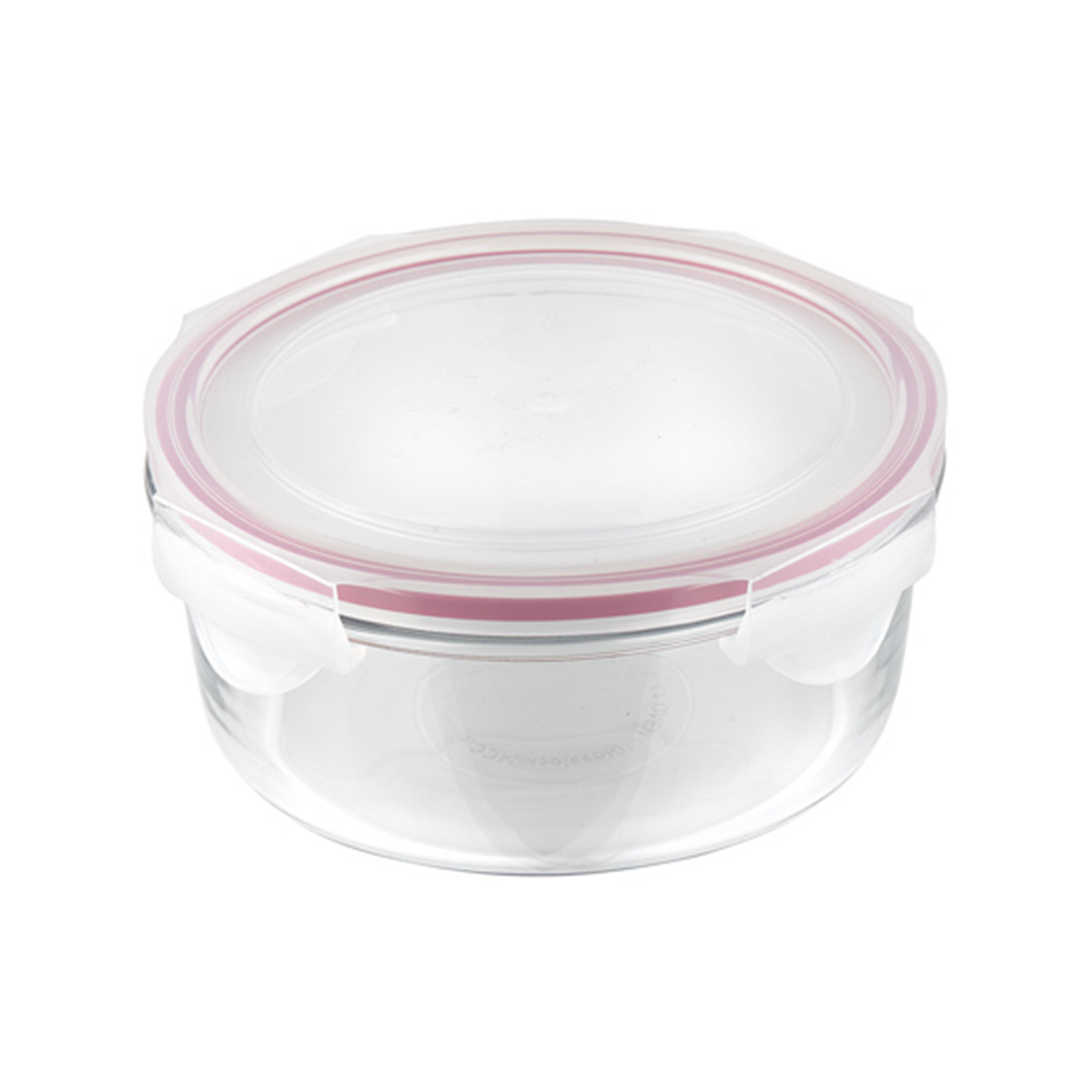 Δοχείο φαγητού γυάλινο στρογγυλο, άθραυστο 950ml εικόνα 1