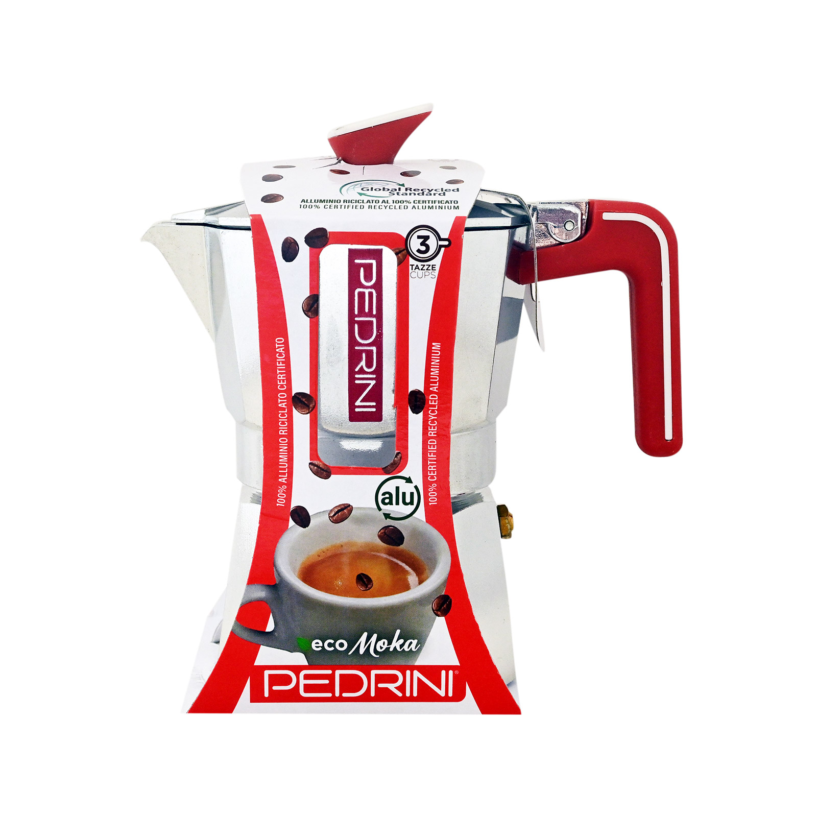 Pedrini 02cf136 - eco moka espresso coffee maker image 1