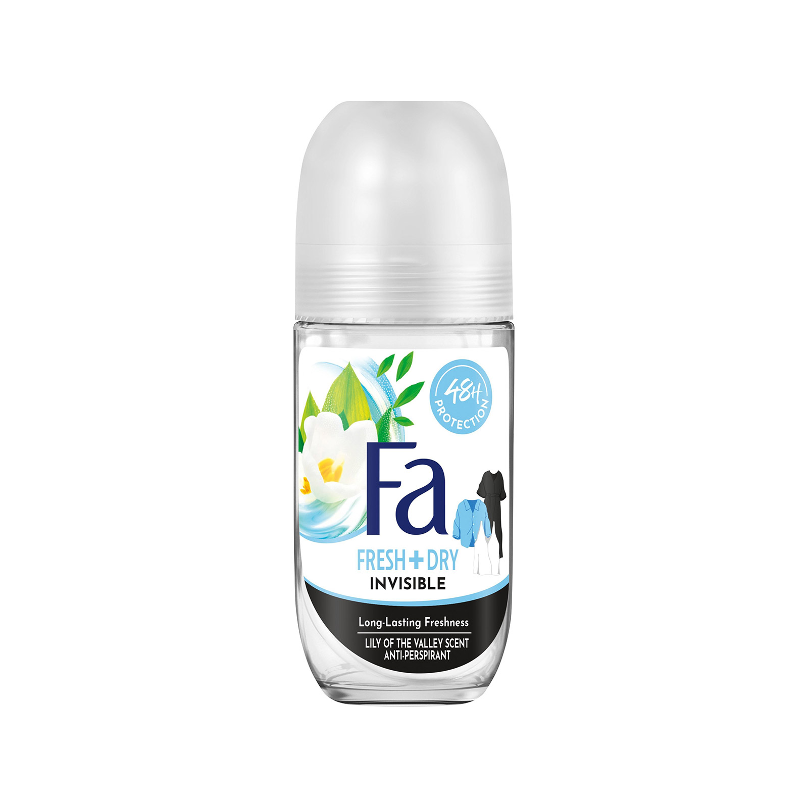 Fa αποσμητικό roll on fresh + dry invisble 50ml εικόνα 1