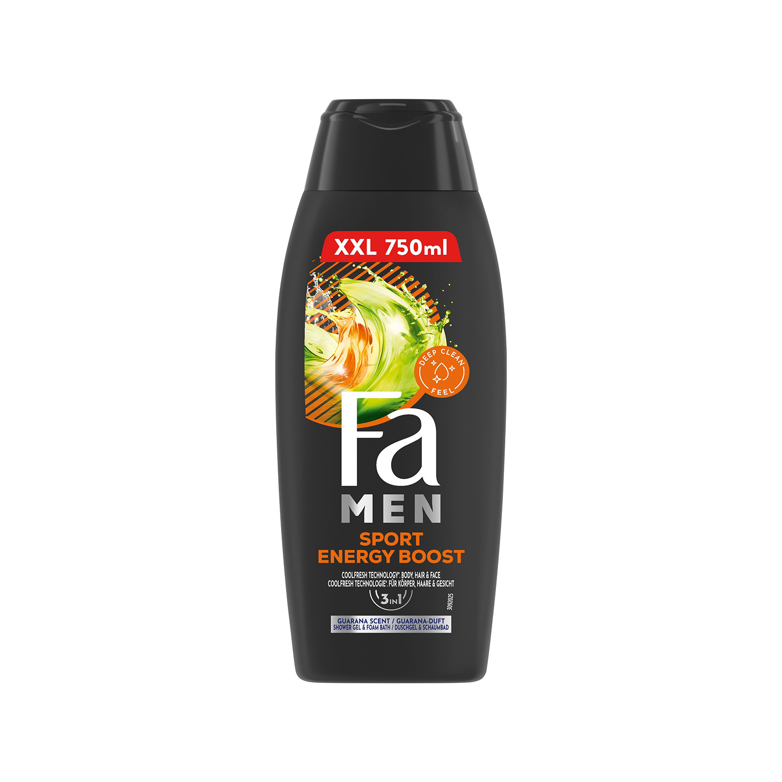 Fa αφρόλουτρο αντρικό energy boost 750ml εικόνα 1