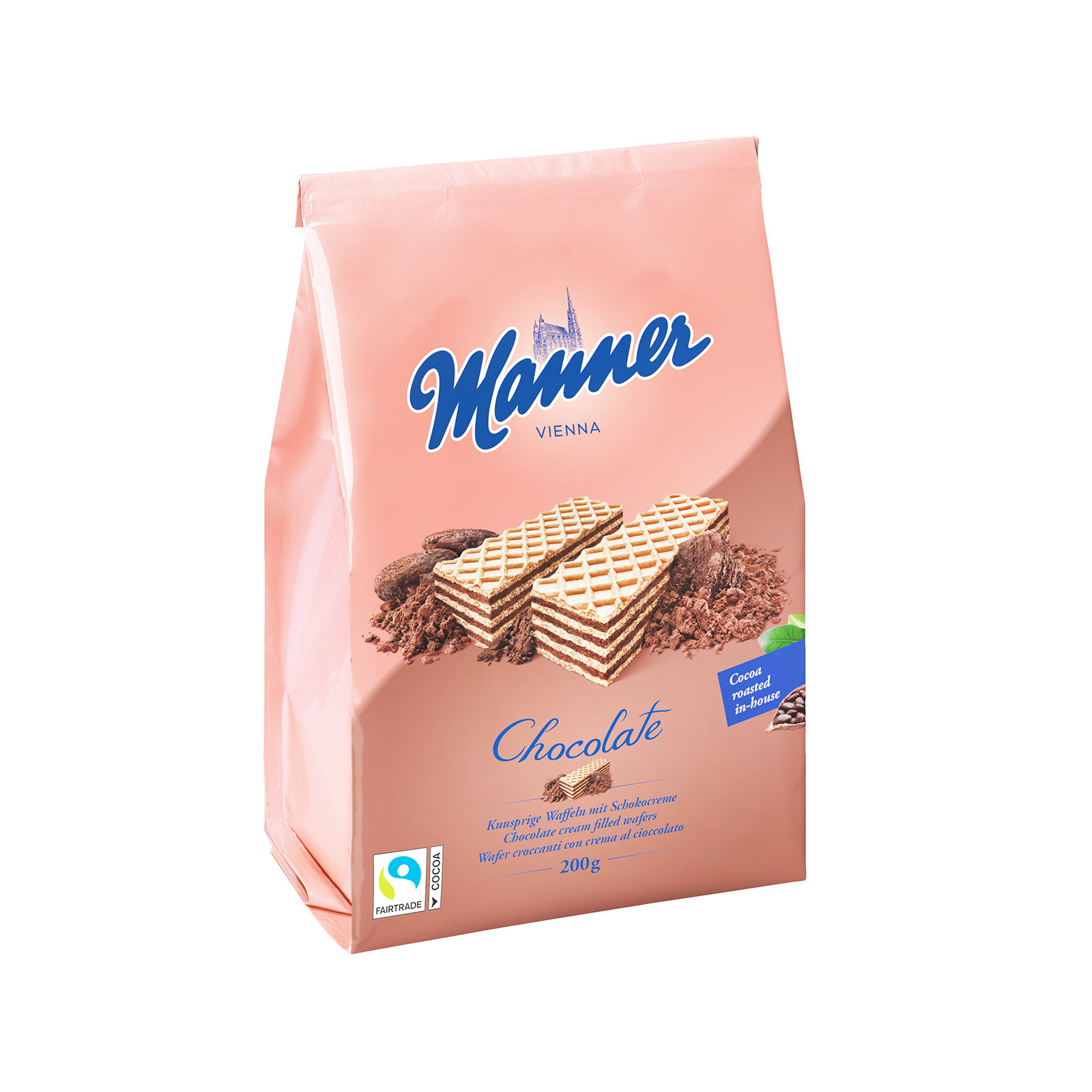 Manner γκοφρέτες σοκολάτας 200g εικόνα 1