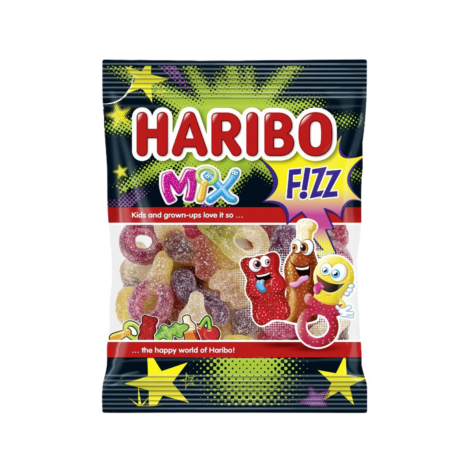 Haribo Mix fizz ζελεδάκια 100g εικόνα 1