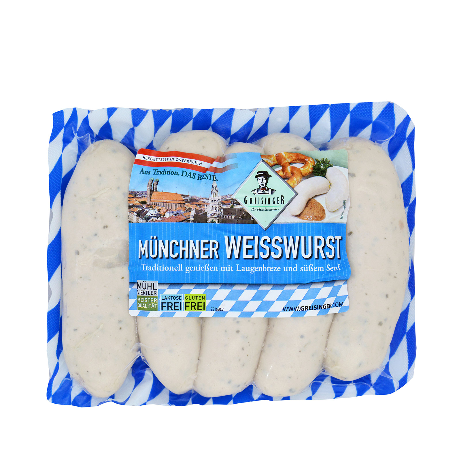 Greisinger Munchner λουκάνικα 350g εικόνα 1