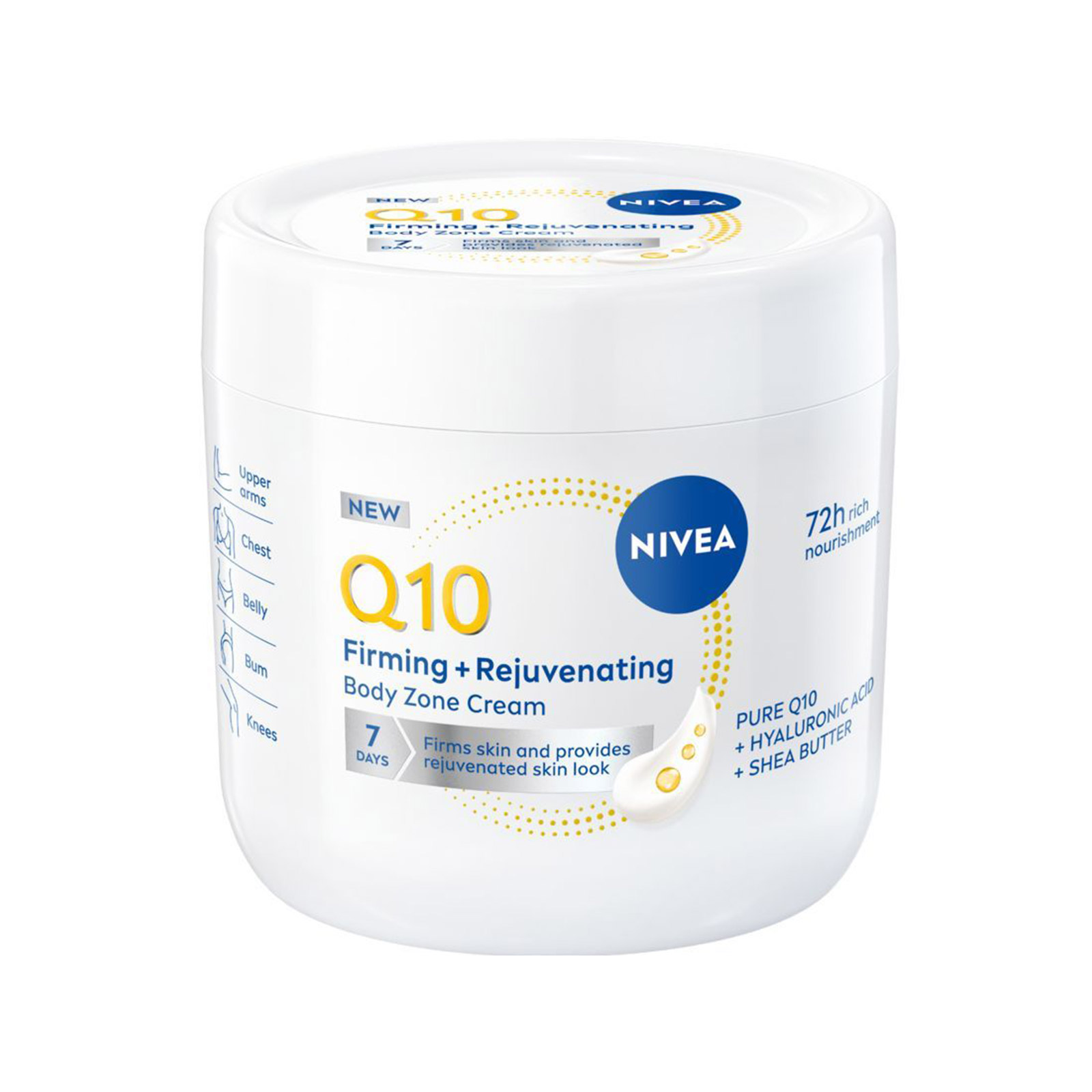 Nivea Q10 firming + rejuvenating κρέμα σώματος cream 400ml εικόνα 1