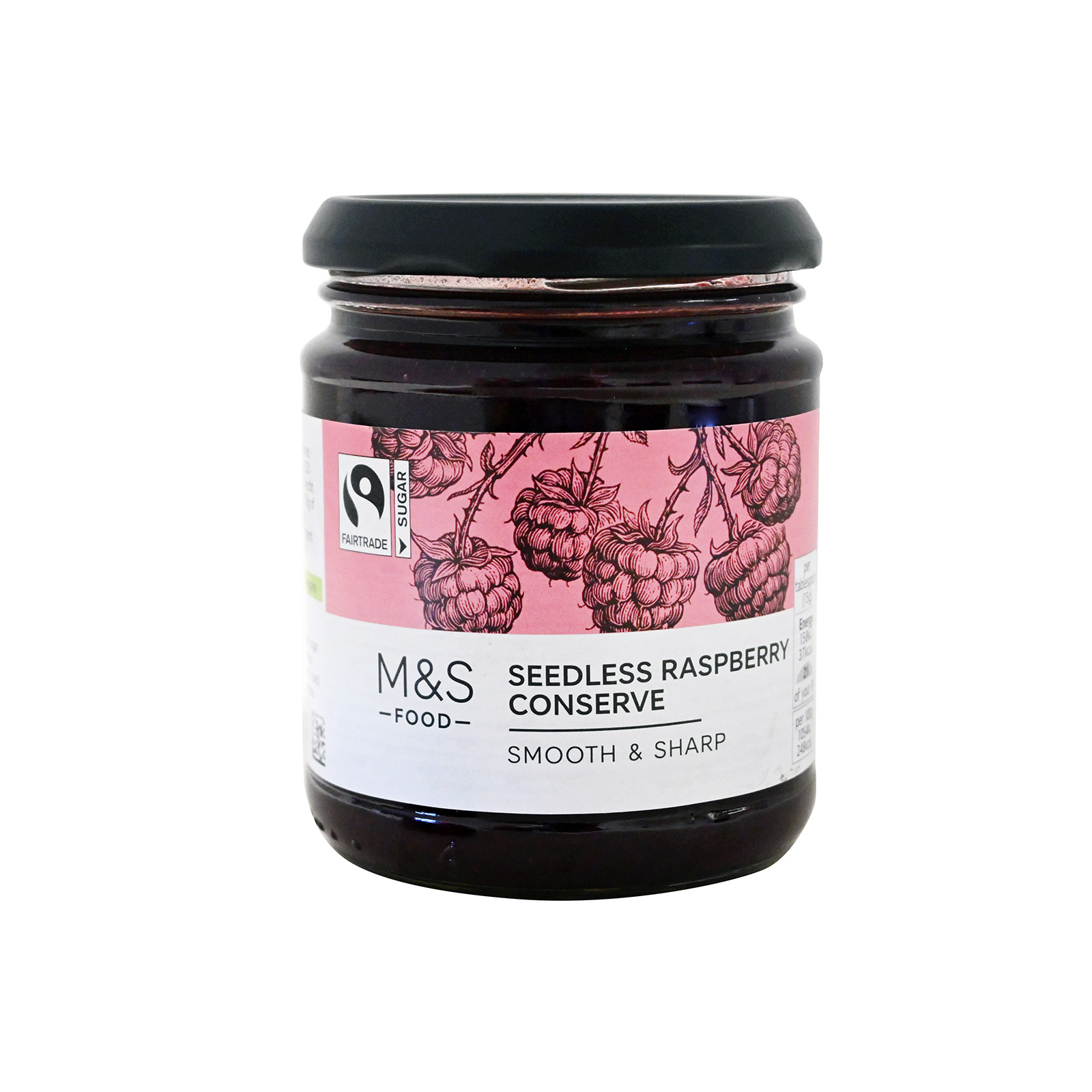 M&S Food jam seedless raspberry 340g image 1