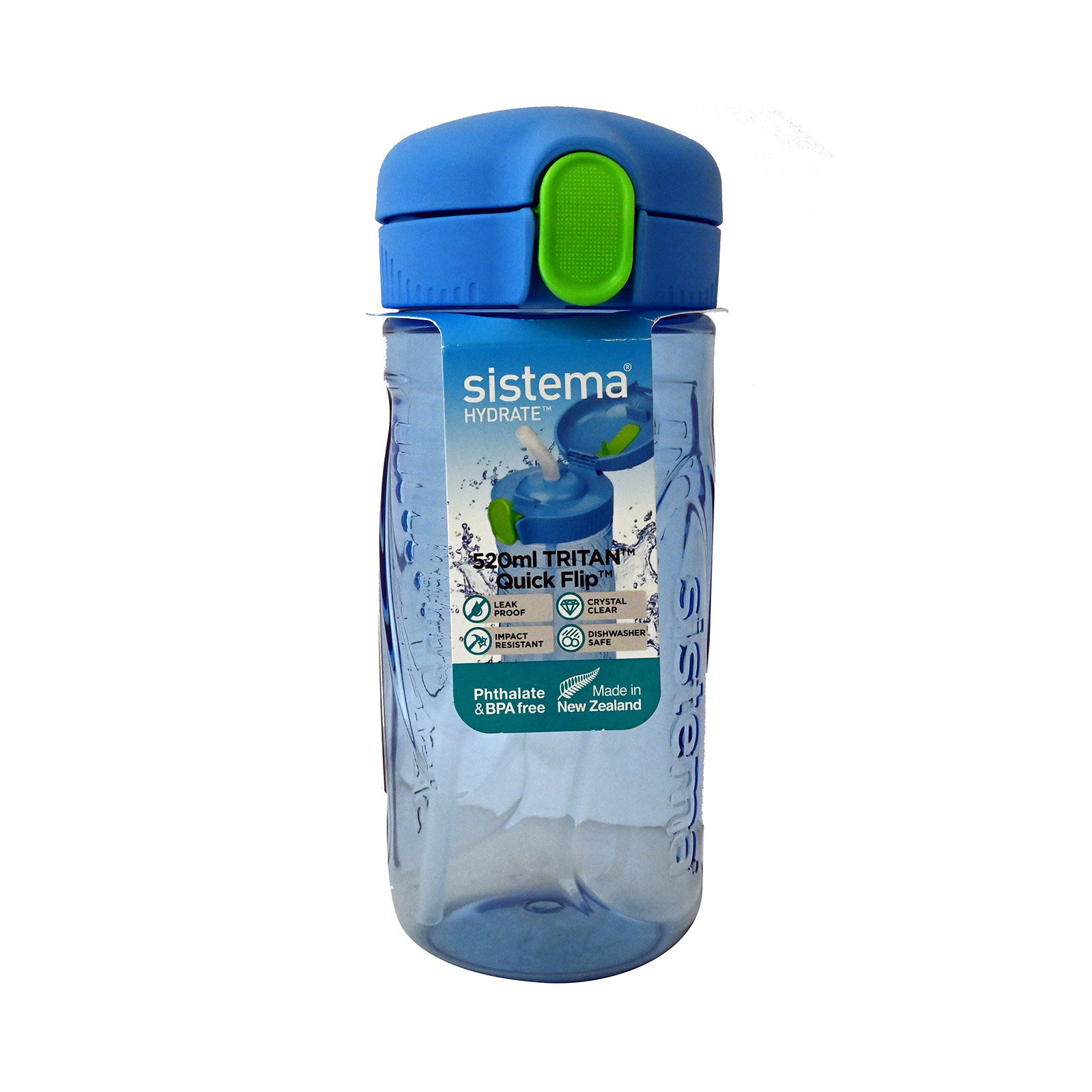 Sistema Hydrate tritan quick flip μπουκάλι πλαστικό γαλάζιο 520ml εικόνα 1