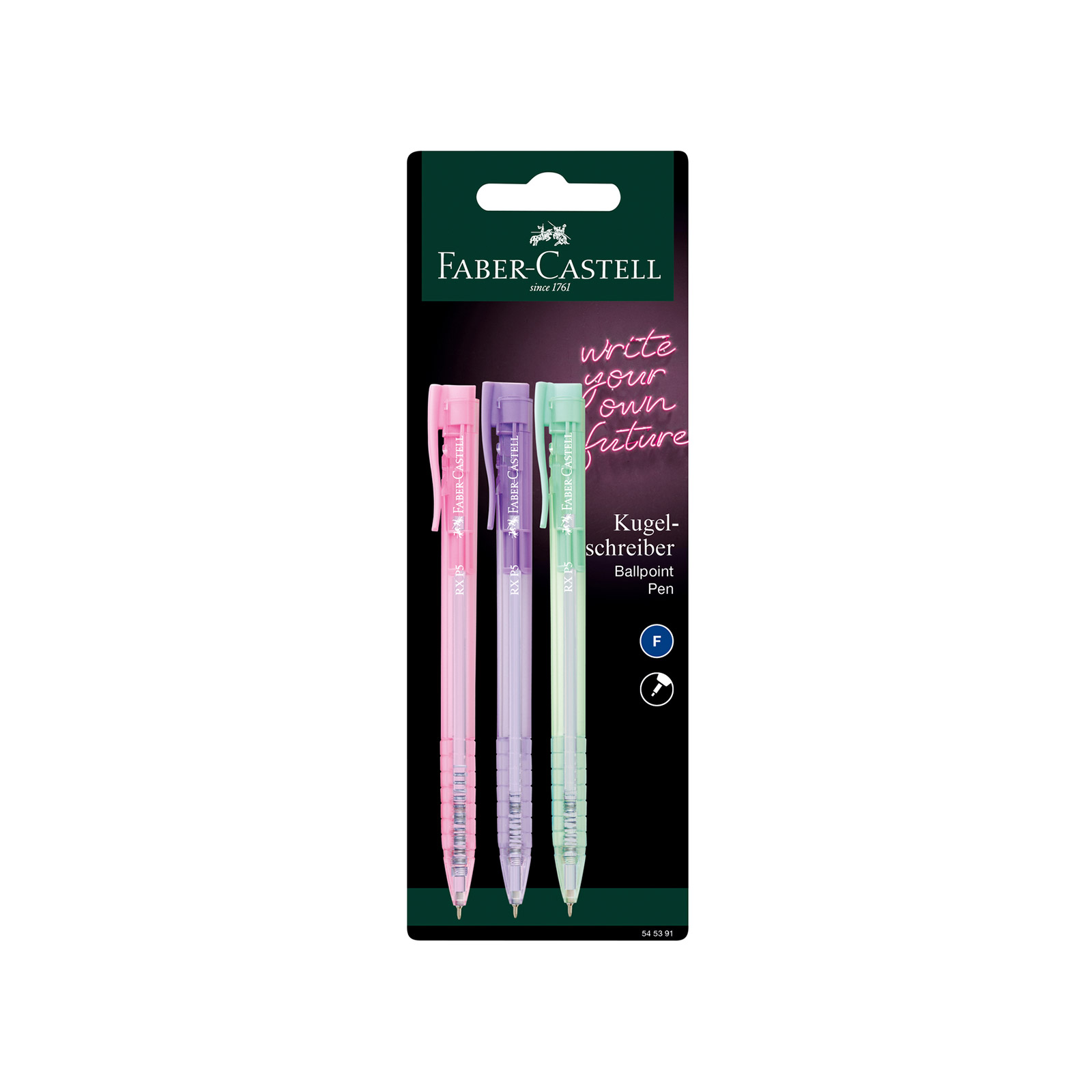 Faber Castell RX P5 στυλό 3 χρώματα εικόνα 1